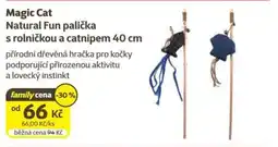Super Zoo Magic Cat Natural Fun palička s rolničkou a catnipem nabídka