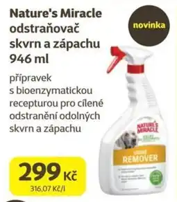 Super Zoo Nature's Miracle odstraňovač skvrn a zápachu nabídka