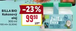 Billa Billa bio kokosový olej nabídka