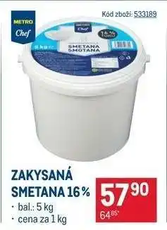 Makro Zakysaná smetana 16% nabídka