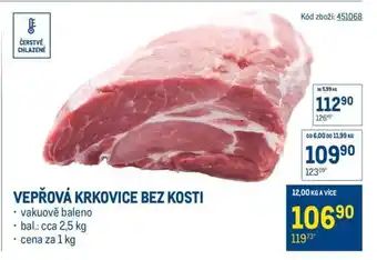Vepřová krkovice bez kosti