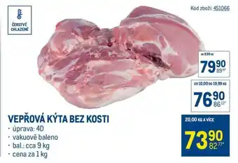 Vepřová kýta bez kosti