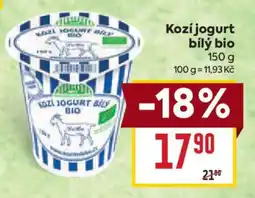 Billa Kozí jogurt bílý bio nabídka