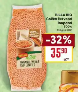 Billa BILLA BIO Čočka červená loupaná nabídka