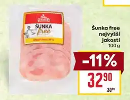 Billa Šunka free nejvyšší jakosti nabídka