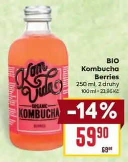 Billa BIO Kombucha Berries nabídka