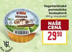 Billa Vegetariánská pomazánka bezlepková nabídka