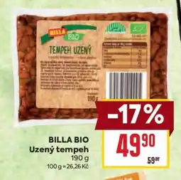 Billa BILLA BIO Uzený tempeh nabídka