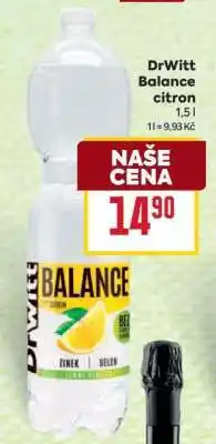 Billa DrWitt Balance citron nabídka