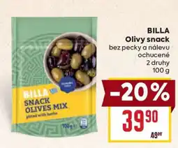 Billa BILLA Olivy snack nabídka