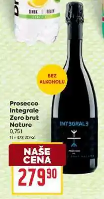 Billa Prosecco Integrale Zero brut Nature nabídka