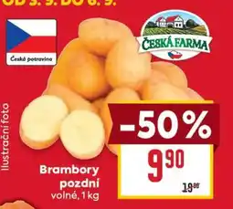 Billa Brambory pozdní nabídka