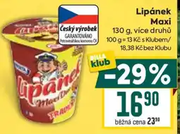 Billa LIPÁNEK MAXI nabídka
