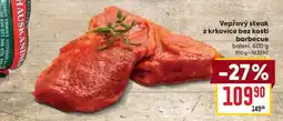 Billa Vepřový steak z krkovice bez kosti barbecue nabídka
