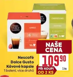 Billa Nescafé Dolce Gusto kávové kapsle nabídka