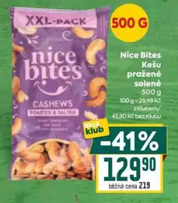 Billa Nice Bites Kešu pražené solené nabídka