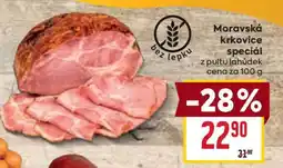 Billa Moravská krkovice speciál nabídka