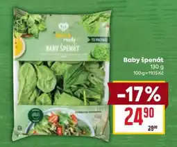 Billa BABY ŠPENÁT nabídka