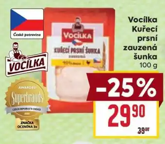 Billa Vocílka Kuřecí prsní zauzená šunka nabídka