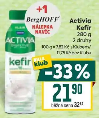 Billa Activia Kefir nabídka