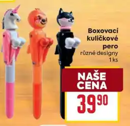Billa Boxovací kuličkové pero nabídka