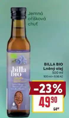 Billa BILLA BIO Lněný olej nabídka