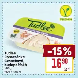 Billa Tudlee Pomazánka Česneková, budapešťská nabídka