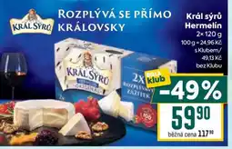 Billa Král Sýrů Hermelín nabídka