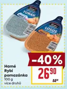 Billa Hamé Rybí pomazánka nabídka