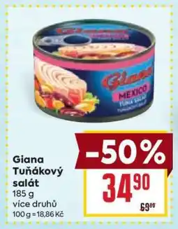 Billa Giana Tuňákový salát nabídka