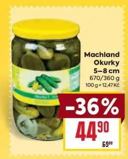 Billa Machland Okurky 5−8 cm nabídka