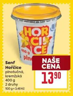 Billa Senf Hořčice nabídka