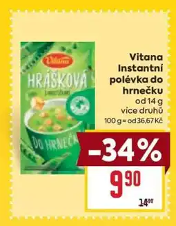 Billa Vitana Instantní polévka Do hrnečku nabídka