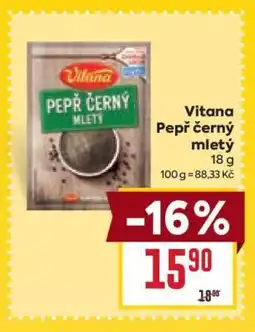 Billa Vitana Pepř černý mletý nabídka