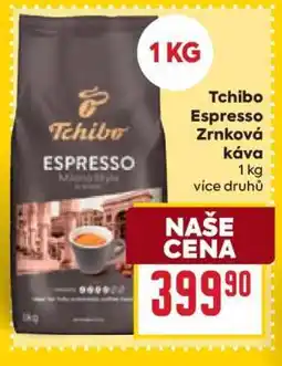 Billa Tchibo Espresso Zrnnková káva nabídka
