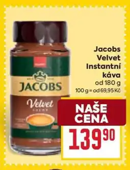 Billa Jacobs Velvet instantní káva nabídka