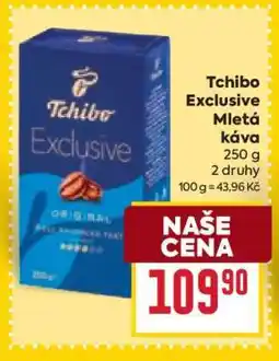 Billa Tchibo Exclusive mletá káva nabídka