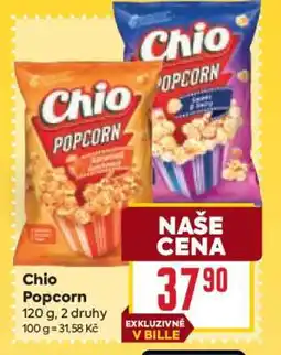 Billa Chio Popcorn nabídka
