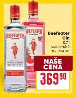 Billa Beefeater Gin nabídka