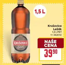 Billa Krušovice ležák nabídka
