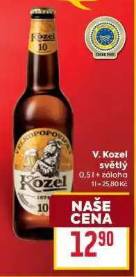 Billa V. Kozel světlý nabídka