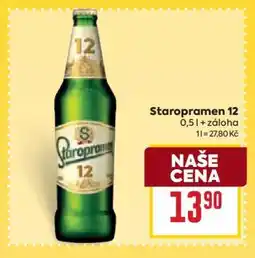 Billa Staropramen 12 nabídka