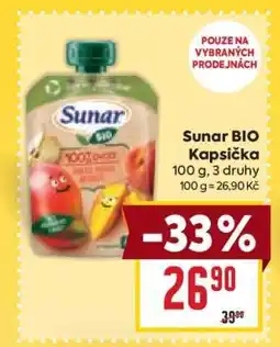 Billa SUNAR Bio kapsička nabídka