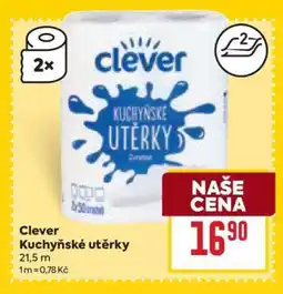 Billa Clever Kuchyňské utěrky nabídka