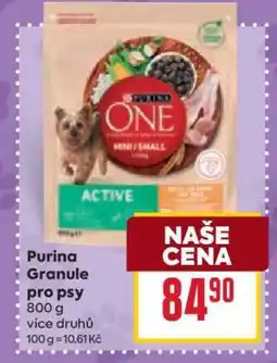 Billa Purina Granule pro psy nabídka