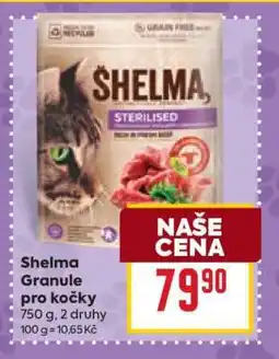 Billa Shelma granule pro kočky nabídka