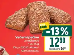 Billa Večerní pečivo nabídka