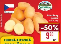 Billa Brambory pozdní nabídka