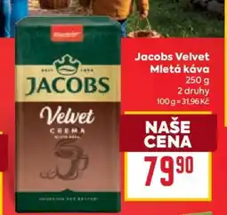 Billa Jacobs Velvet Mletá káva nabídka