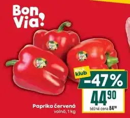 Billa Paprika červená nabídka